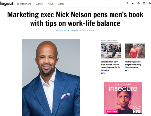 Marketing exec Nick Nelson pens men’s book with tips on work-life balance